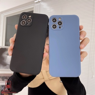 เคสโทรศัพท์มือถือ Xiaomi Redmi 9 9C NFC 9A 9i 9T 9AT 9 PRO Power 10X POCO C3 M2 PRO Redmi Note 9 8 10 10S 9 PRO MAX 9S Xiaomi Redmi POCO X3 NFC X3 PRO M3 Fashion Dark Blue Solid Color Silicone Anti-fall Mobile Phone Case