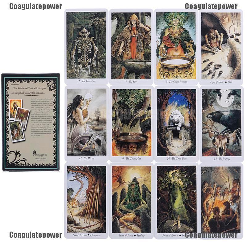 78 Nature Tarot Cards Deck Full English Mysterious Animal Playing Board ...