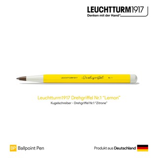 Leuchtturm1917 Drehgriffel Nr.1 "Lemon" Ballpoint Pen - ปากกาลูกลื่นแบบบิด สีเลม่อน