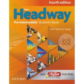 Se-ed (ซีเอ็ด) : หนังสือ Headway 4th ED Pre-Intermediate  Students Book +DVD-ROM