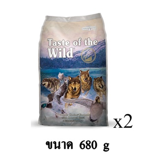 Taste of the Wild Wetlands Canine - เทสต์ ออฟ เดอะ ไวลด์ อาหารสุนัขทุกวัย สูตรเนื้อเป็ด โฮลิสติก ขนาด 680gx2