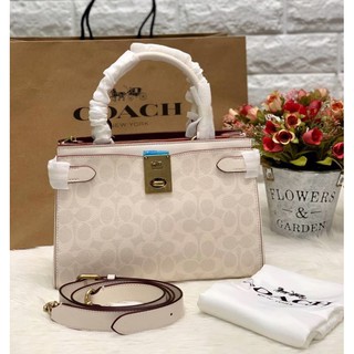 COACH Hutton Carryall In Signature Canvas ((933))