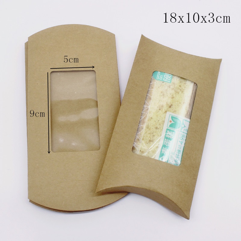 กล่องกระดาษคราฟท์ Pvc ขนาด 18x14x4 ซม. 15x10x3 ซม. หลายขนาด สําหรับใส่เครื่องประดับ สร้อยคอ หน้าต่าง 2022 DIY 5 ชิ้น - รูปที่ 6