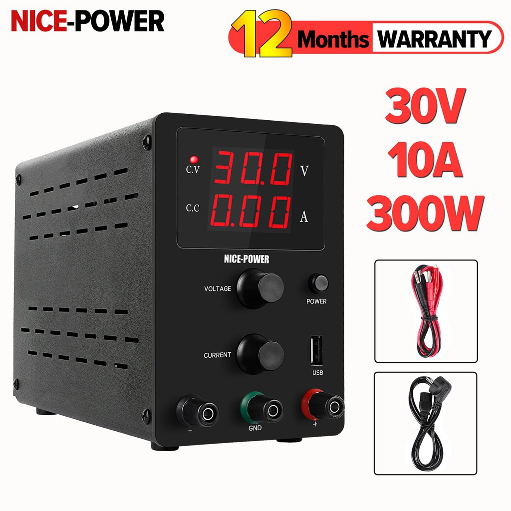 【ขายดี】NICE-POWER Adjustable 0-30V 0-10A สวิทชิ่ง เพาเวอร์ซัพพาย 12v ...