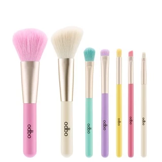 ODBO PERFECT BRUSH BEAUTY TOOL OD8-193 เซ็ทแปรงแต่งหน้าพาสเทล (แถมกระเป๋าใส่แปรง) รุ่นขายดีในตำนาน