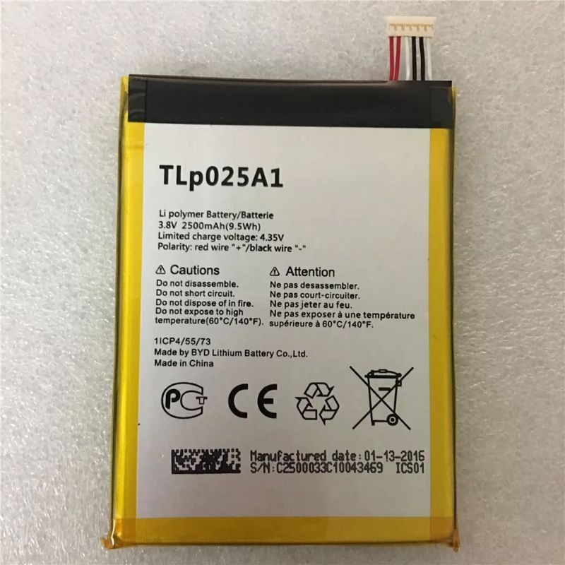 TLP025A1 TLP025A2แบตเตอรี่สำหรับAlcatel One Touch 7043K 7043Y POP 2 (5) สมาร์ทโฟน
