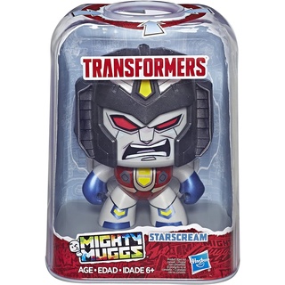 Hasbro Transformers Mighty Muggs Starscream ฮาสโบร ทรานสฟอเมอร์ส ไมตี้มักส์ สตาร์สครีม ตุ๊กตาเปลี่ยนหน้าได้ ลิขสิทธิ์แท้