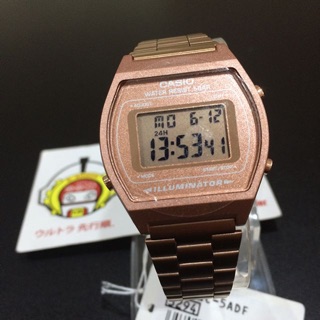 นาฬิกาข้อมือ Casio รุ่น B-640WC-5A สีพิ้งค์โกลด์