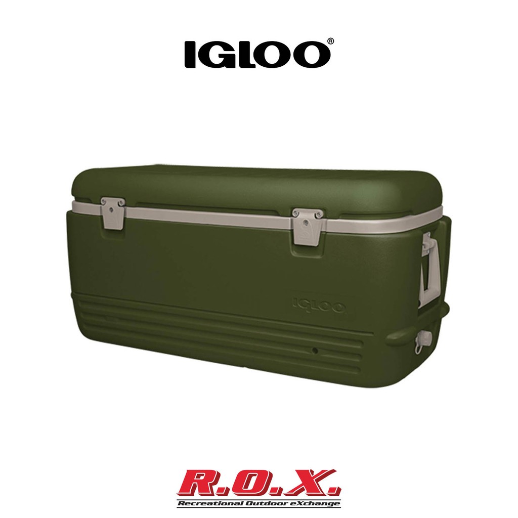 IGLOO 100QT SPTSMAN GRN / TAN 1P กระติกน้ำเก็บอุณหภูมิ  กระติกน้ำอเนกประสงค์   กระติกน้ำแคมป์ปิ้ง กร