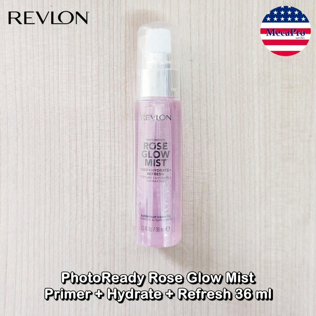 Revlon® PhotoReady Rose Glow Mist Primer + Hydrate + Refresh 36 ml สเปรย์ไพรเมอร์  สเปรย์ฉีดหน้า ให้