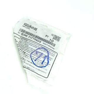 พร้อมส่ง,(A)Unused, KQ2L06-01AS One-Touch Fitting ,ฟิตติ้ง สเปค 8pcs/pack R1/8 φ6 ,SMC (66-002-363)