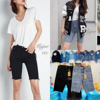 JH1682#1683#ยีนส์ยืดขา3ส่วนมี2สีS-XL#jeans house