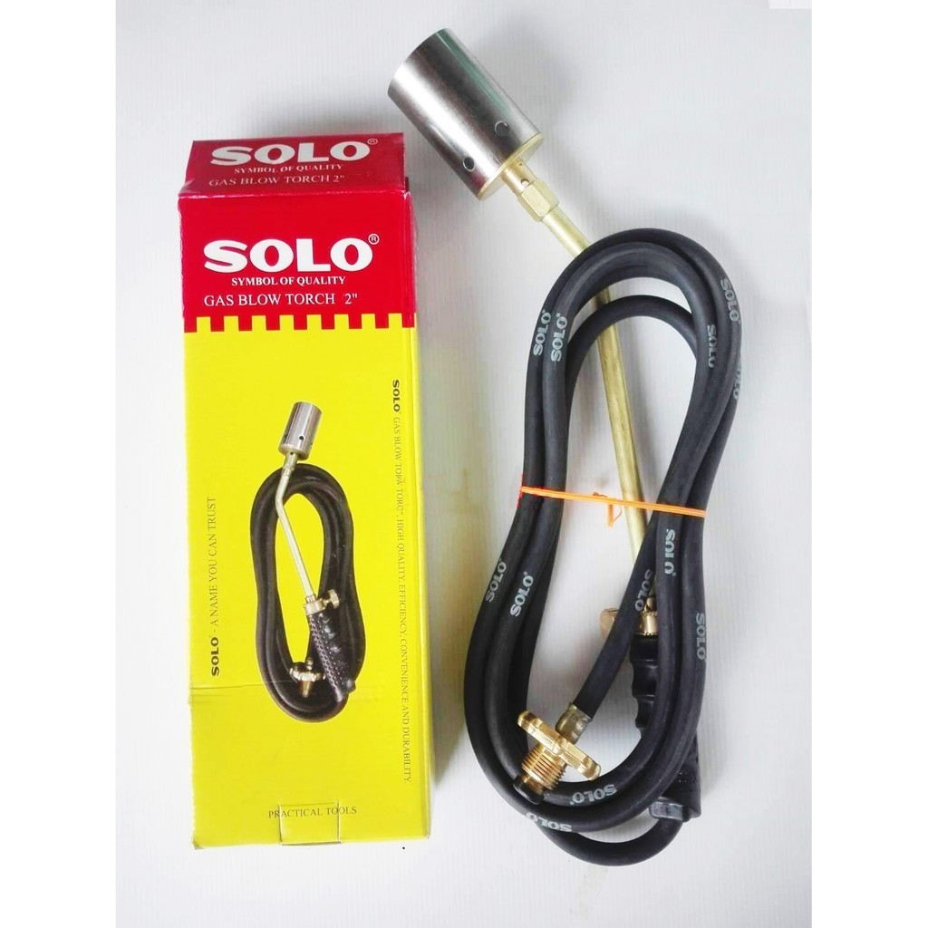 SOLO 1.5นิ้ว​ เผาขาหมู หัวพ่นไฟ หัวเผาใช้แก๊ส สแตนเลส ทองเหลือง