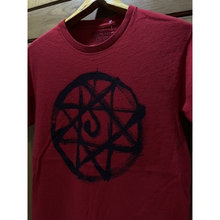 เสื้อยืดวงโลหะ เสื้ออนิเมะญี่ปุ่น FULLMETAL ALCHEMIST Size S