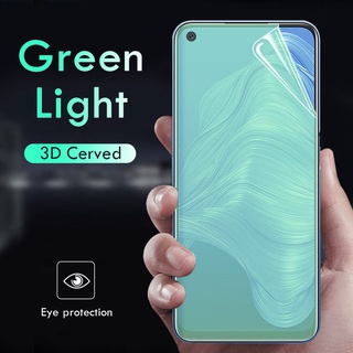 Green Light Protect Eyesight Soft TPU Hydrogel Film Screen Protector For Realme 7 8 6 6i 5 5i 3 Pro C2 C3 C11 C12 C15 C21 C25 C25S Narzo 30A 20 X50 X3 SuperZoom Anti-vertigo