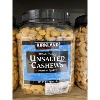 เม็ดมะม่างหิมพานด์อบชนิดไม่ใส่เกลือแบบเต็มเม็ด 1,130 กรัม Whole Fancy Unsalted Cashews (Kirndand Signature Brand)