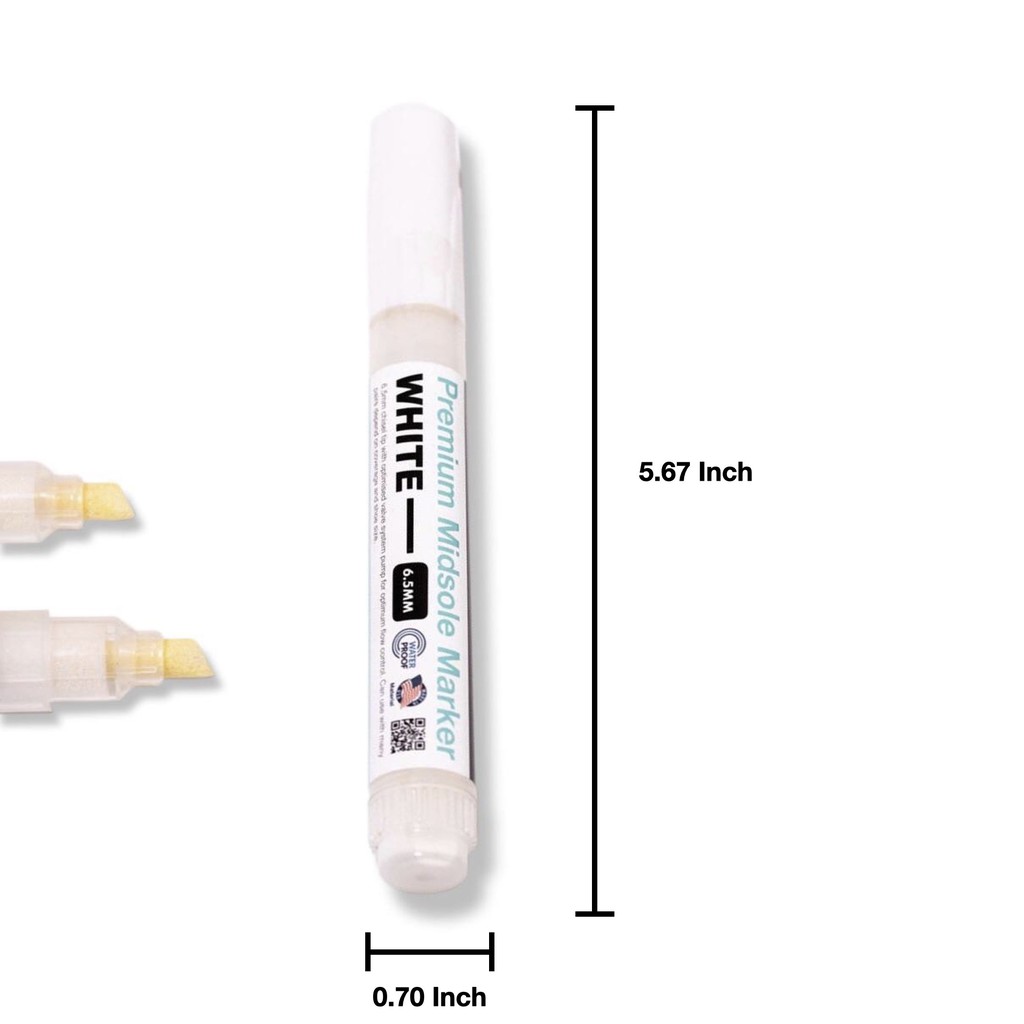 ปากกาแก้โฟมเหลือง ปากกาทารองเท้า - Wilkins Premium Midsole Marker สีคุณภาพจากอเมริกา - รูปที่ 7