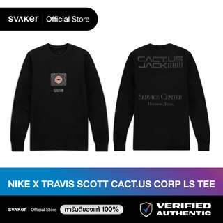 เสื้อยืดแขนยาว NIKE X TRAVIS SCOTT CACT.US CORP LS TEE ของแท้100%