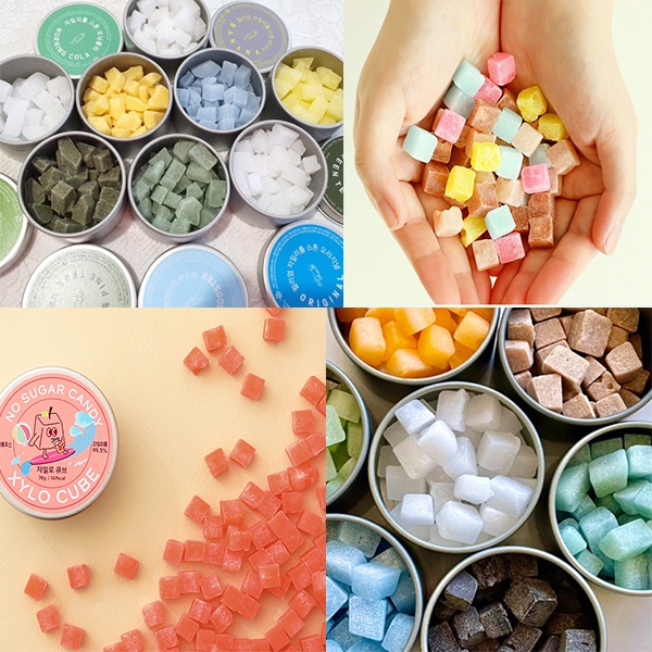 [ ไซลิทอลหินไดเอท & ขนมวีแกน ซูกรา ฟรี 10กิโลแคลนต่อหน่วย ] ลูกอม 70ก เมากลางอาหารเกาหลีแข็งขนมชาเขียวช็อคโกแลตกาแฟส่องแสงรสมัสก