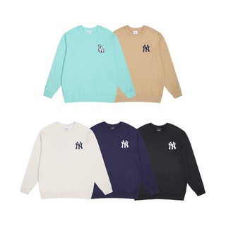 ❤❀ [พร้อมส่ง] ❤ Mlb NY ใหม่ เสื้อกันหนาว คอกลม แขนยาว ปักลายด้านหลัง แฟชั่นสําหรับผู้ชายและผู้หญิง