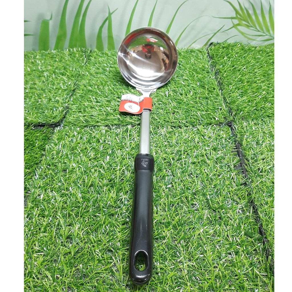 กระบวย ตราม้าลาย ขนาด4นิ้ว ด้ามยาว38ซม.เหล็กกล้าไร้สนิมSST304/ด้ามเมก้าไลท์ Zebra ทัพพี กระบวยสแตนเลสตราม้าลาย ( 1ชิ้น ) - รูปที่ 2