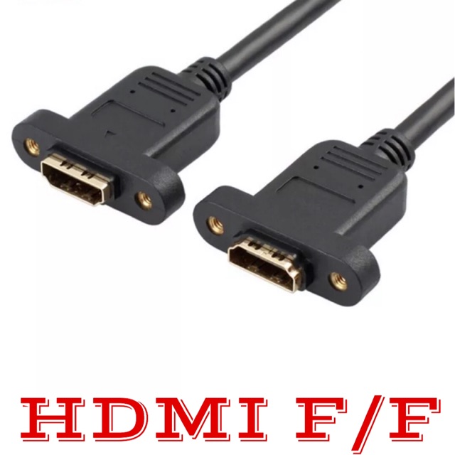 ลดราคา 1.4 V HDMI ประเภท Fmale HDMI หญิงสายสกรูล็อคสายเคเบิลพร้อมสกรู 1ft 30 ซม. #ค้นหาเพิ่มเติม สายเคเบิล SYNC Charger ชาร์จ อะแดปเตอร์ชาร์จข้อมูลปฏิบัติ Universal Adapter Coolระบายความร้อนซีพียู การ์ดเสียง