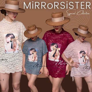 MiRRoRSiSTER’s MRS. LiNa LaCE BLoUSE #20216.1 เสื้อลูกไม้ เสื้อลูกไม้ซีทรู เสื้อลูกไม้ใส่สบาย เสื้อแขนสั้น ลูกไม้แขนสั้น