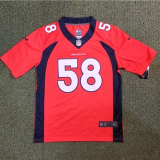 เสื้ออเมกันฟุตบอล NFL ( งานปัก )Denver Broncos 58 Miller