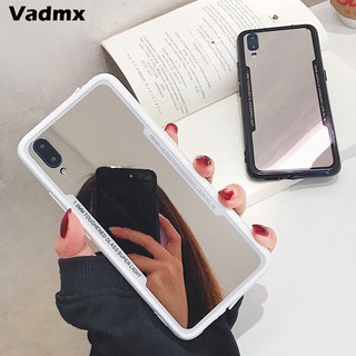 For Vivo Y93 Y95 Y91 Y91i Y97 X21i Y83 Y81 Y85 V9 Z1 Z1i Case Luxury Mirror case