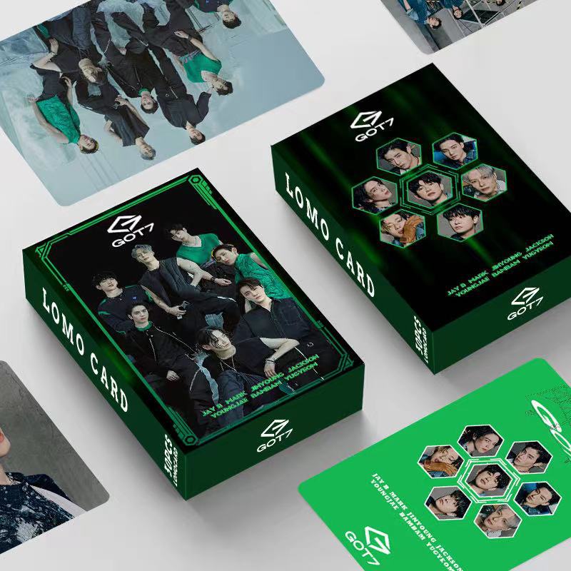 GOT7 Album GOT7 Photocard Double-sided Color Printing Lomo Card 30 ชิ้น ต่อกล่อง