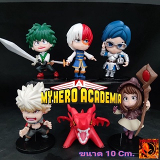 โมเดล มายฮีโร่ My hero Academy ชุด Dragon Quest มี 6 แบบ ขายแยกตัวได้  ขนาด 10 Cm. งานดี พร้อมส่ง