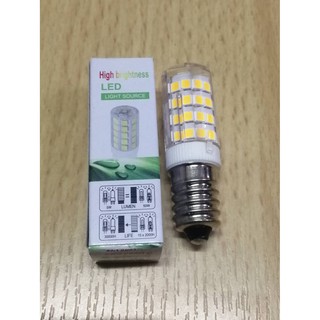 0000298 หลอดไฟ  LED E14 สีส้ม ตู้เย็น เกลียวกลาง