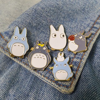 เข็มกลัด ลายการ์ตูน Totoro Chinchilla น่ารัก ของขวัญสําหรับเด็ก