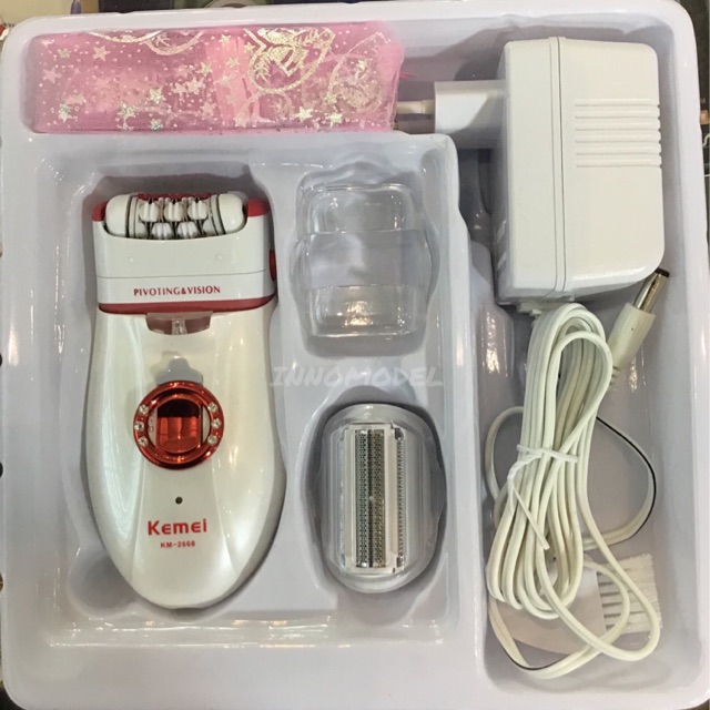 เครื่องถอนขนและโกนขนไฟฟ้า Kemei รุ่น KM-2668
