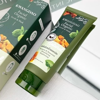 {🍒 พร้อมส่ง : ลด 30% กดใน VDO} (รับตรงจากบริษัท) สครับหน้ากวางดาวออแกนิค มาร์คลดสิว