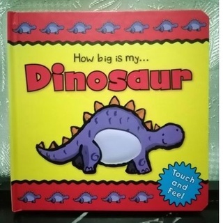 How Big is my Dinosaurs Board Book Touch &amp; Feel-164