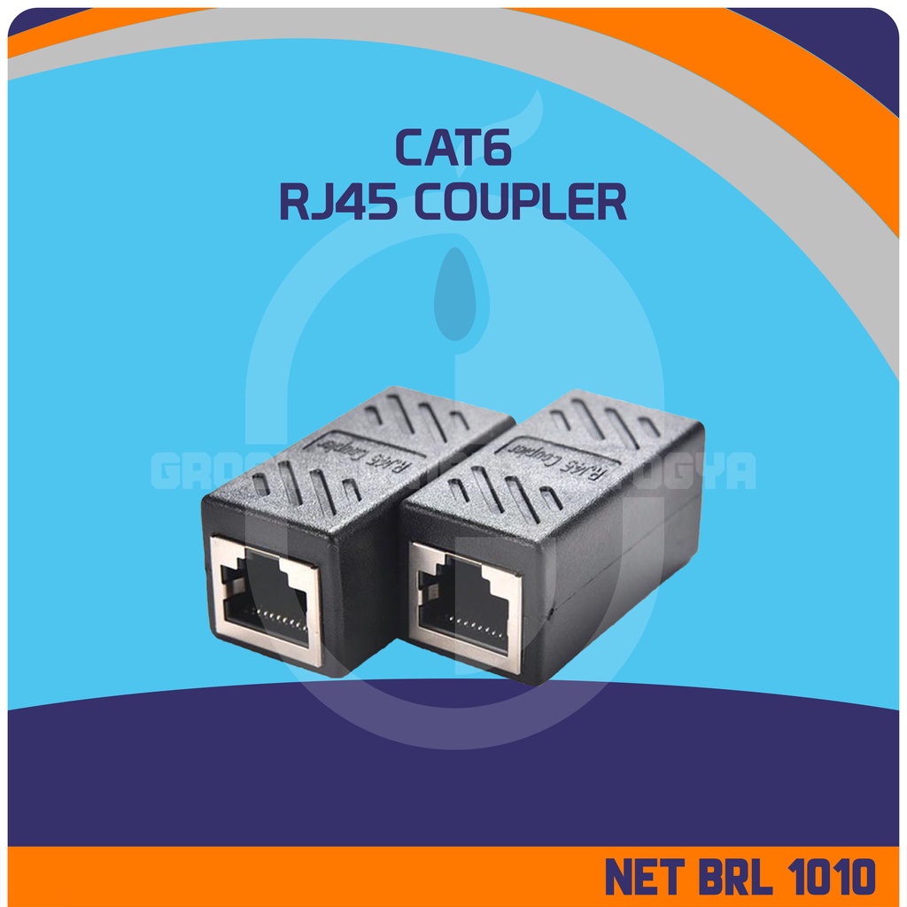 Cat6 Single Female to Female RJ45 UTP Barrel LAN Cable Connector