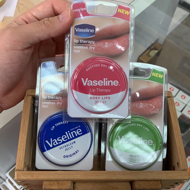 Vaseline lip balm ลิปวาสลีน แท้ ฉลากไทย บำรุงริมฝีปาก ปากแห้ง แตก