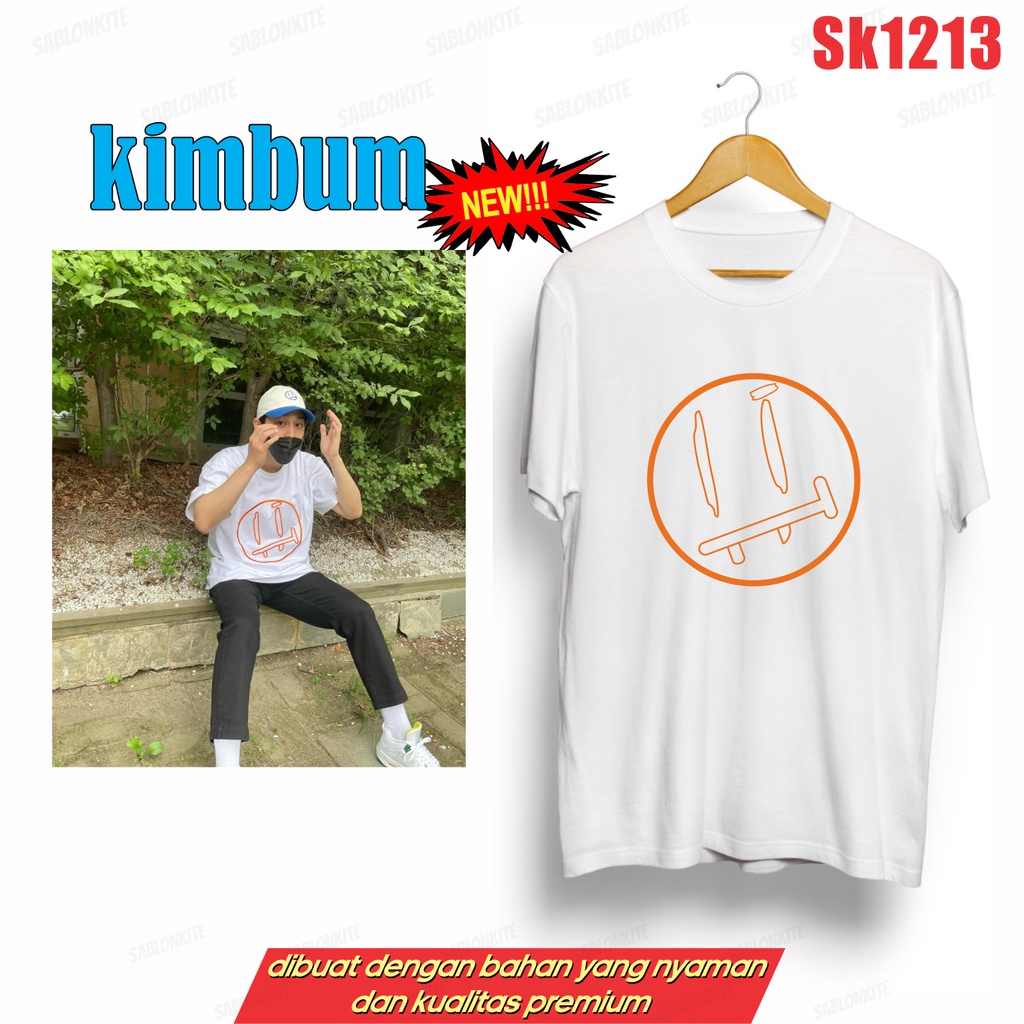 !! KIMBUM SMILE BOLONG เสื้อยืดเกาหลี SK1213 UNISEX