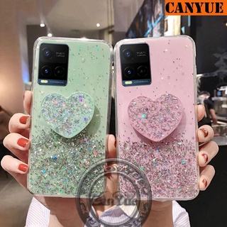 Xiaomi Redmi 10 10A 10C 9 9A 9C 9T Bling Case Glitter Silicone Cover Luxury Foil Powder Soft Shell Cases Shine Phone Casing Crystal Covers Shockproof Shell with Popsocket Airbag Kickstand Heart POP Socket