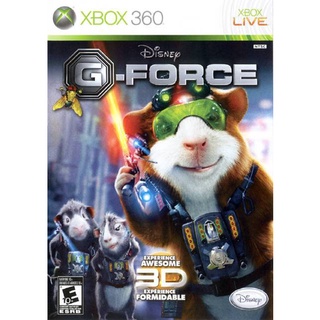 G Force xbox360 [Region Free] แผ่นเกมส์Xbox360 แผ่นไรท์เล่นกับเครื่องที่แปลงแล้ว