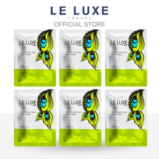 LELUXE FRANCE - ครีมบำรุงผิวหน้า Sure De La Cream Natural Skin 5ml x 6ซอง