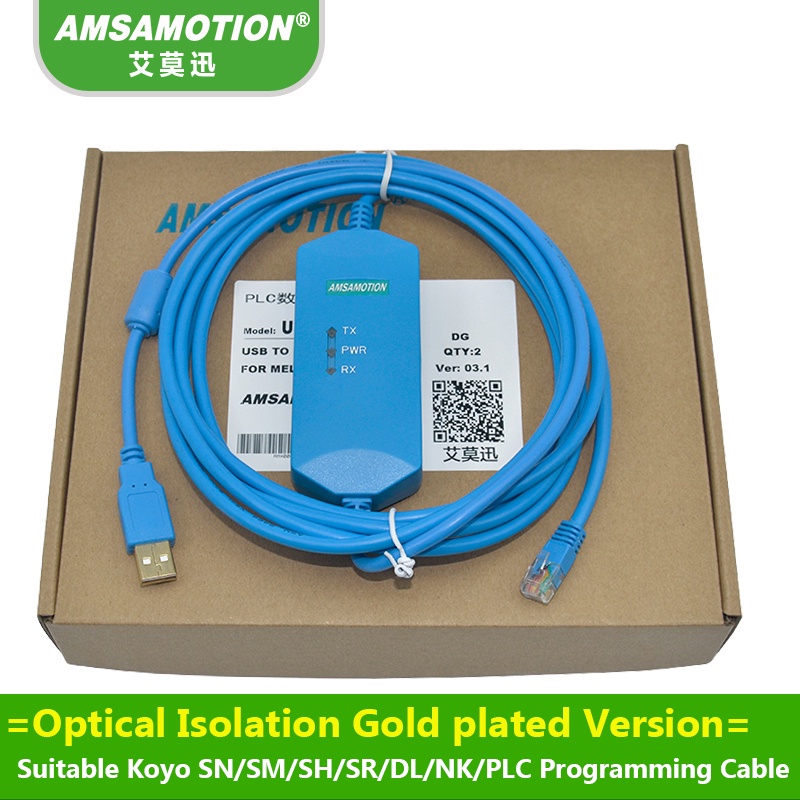 SZ USB-KOYO+ เหมาะสําหรับ Koyo SN/SM/SH/SR/DL/NK/PLC สายการเขียนโปรแกรมข้อมูลการสื่อสาร Download Lin