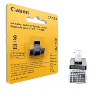 Ink Roller สำหรับเครื่องคิดเลข Canon CP-13 || ซึ่งเทียบเท่ากับ Casio IR-40T และสีหมึกจะเป็นสีน้ำเงินและแดง