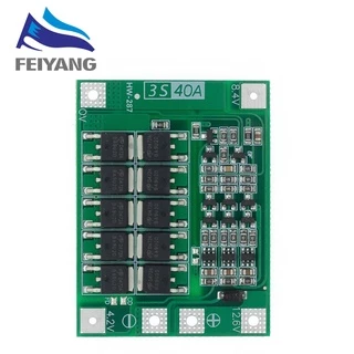 3S 4S 40A 60A Li-ion 18650 BMS แบตเตอรี่ลิเธียม Charger ป้องกัน Pad สําหรับ 11.1V 12.6V 14.8V 16.8V เจาะมอเตอร์