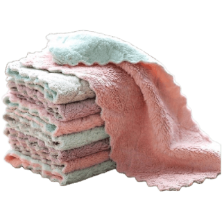 โปรโมชั่น : Q001⚡️พร้อมส่ง⚡️Chicss_official ผ้าเช็ดจาน ผ้าเช็ดโต๊ะ ผ้าเช็ดทำความสะอาด ผ้าเช็ดอเนกประสงค์ ราคาถูก 