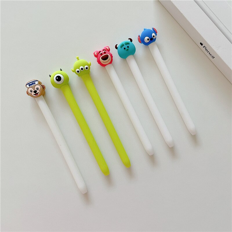 เคสซิลิโคนลายการ์ตูนสําหรับ Apple Ipad Pencil 2 / 1