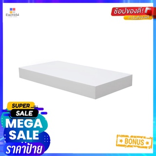 แผ่นชั้นไม้ซ่อนขา STACKO 40x24x5 ซม. สีขาวFLOATING WOOD SHELF STACKO 40X24X5CM WHITE