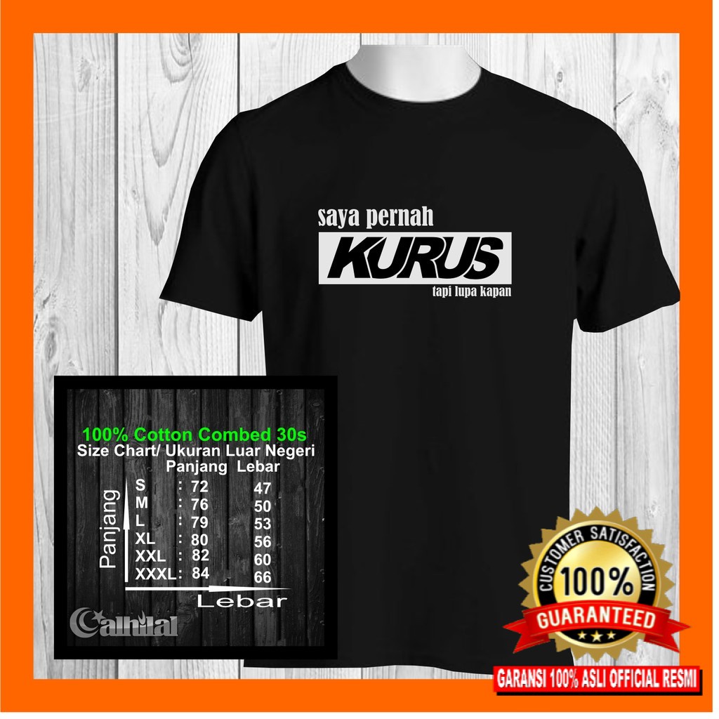 เสื้อยืดไซส์ใหญ่ Ever Skinny S ถึง XXXL Distro Al Hilal Premium