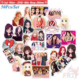 ❉ Red Velvet Series 01 - KPOP Girls Group Irene SeulGi Wendy Joy Yeri สติ๊กเกอร์ ❉ 50Pcs/Set Superstar Supergirl DIY Fashion Luggage Laptop Skateboard Decals Doodle สติ๊กเกอร์